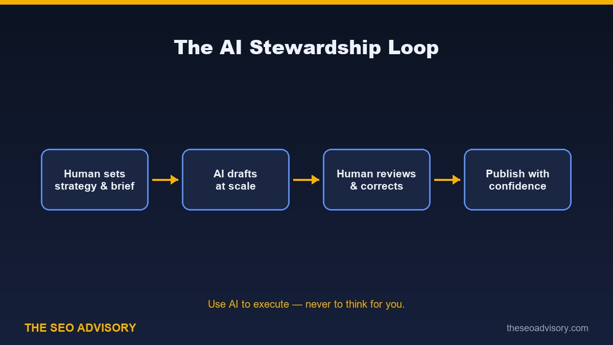 Stewards of the AI: Using AI in SEO Without Wrecking Your Site